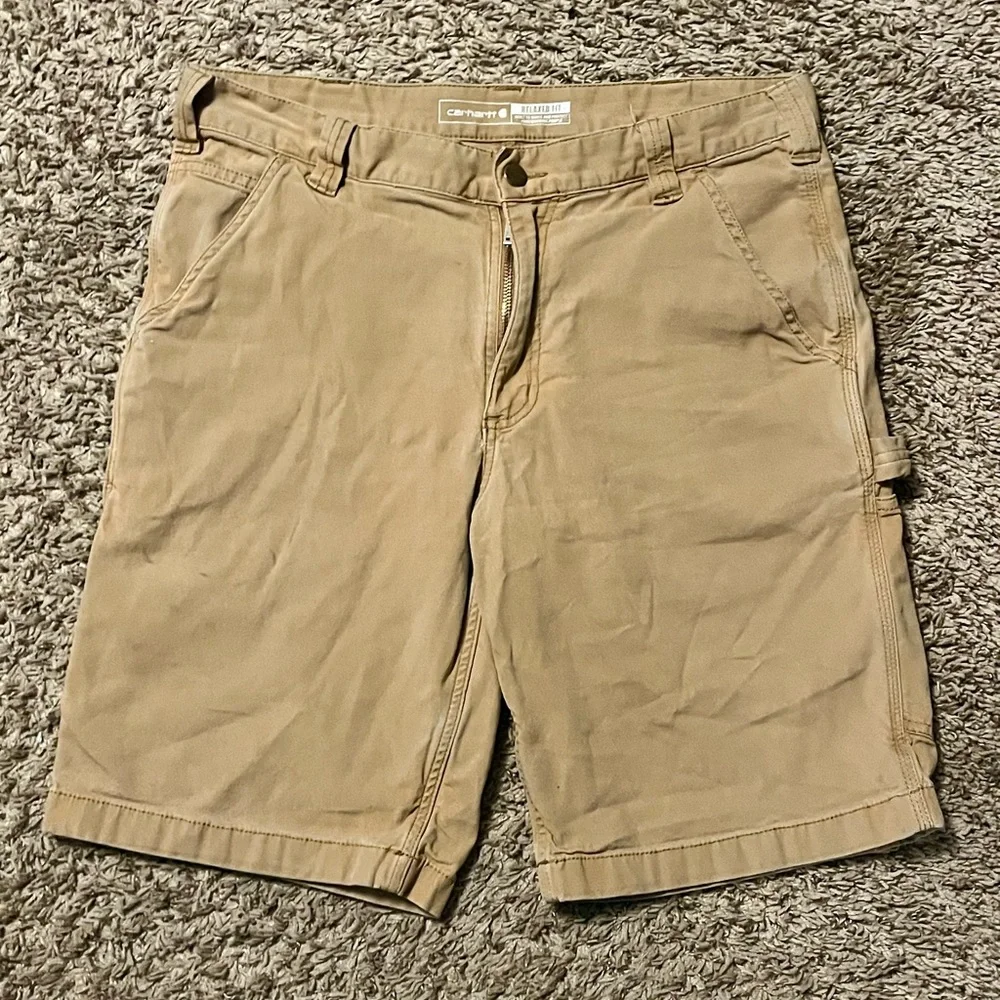 Carhartt Tan Cargo Shorts 34/11 relaxed fit